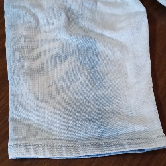 Miss Me Denim Irene Bermuda White Wash Jean Shorts - Picture 6 of 7